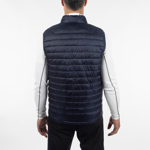 Gilet bouffant formel coupe-vent imperméable pour hommes, randonnée d'hiver, rembourrage hybride chaud, col en V, vêtements d'extérieur personnalisés à séchage rapide - Product Image 2