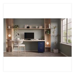 Alera 26415 Armoire de classement verticale mobile à deux tiroirs, bleu marine, 14,25 x 18 x 26,7, en métal, avec 2 tiroirs pour dossiers de format lettre, mobiles - Product Image 5