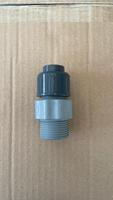 Vannes d'aspiration/d'évacuation pneumatiques haute pression complètes assemblées pour pompes à diaphragme MIA NEO B33 PP/PVC AISI 316 FPM
