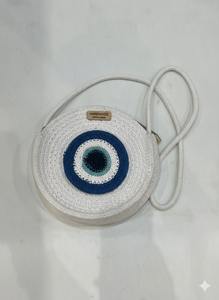 กระเป๋าสะพายไหล่ปอกระเจายอดนิยมกระเป๋าถือเส้นใยธรรมชาติสำหรับผู้ค้าปลีกแฟชั่นร้านขายของที่ระลึก - Product Image 2