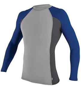 Venta caliente OEM personalizado Rash Guard para hombres elástico sublimación impreso elegante cuello redondo manga corta Rash Guard en venta - Product Image 4