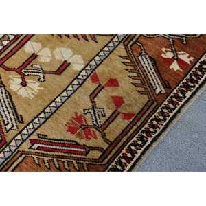 พรมตุรกีวินเทจ ขนาด 4.1x6.8 ฟุต (125x207 ซม.) ลายจุดสีแดง - Product Image 5