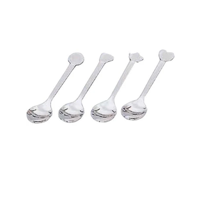 Steel Spoon Dessert Spoon Butterfly Stainless Steel Household Tea Spoon Butterfly Handle <b>Gifts</b> Packing <b>Box</b> - Product Image 5