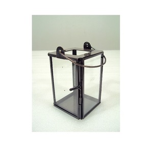 โคมไฟแก้วโลหะตกแต่งบ้านและงานแต่งงานรูปทรงกระท่อม - Product Image 3