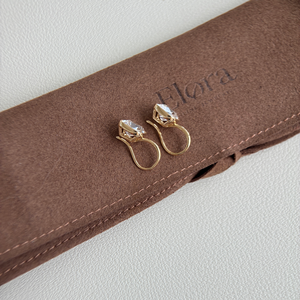 Pendientes de diamante con corte almohadilla estilo mina antigua - Product Image 6