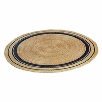 Tapis en jute tressé fait main, best-seller, forme ronde, tapis en jute tressé, nouvelle marque personnalisée, exporté du Bangladesh