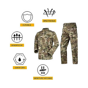 Uniforme tactique le plus exigeant Camouflage imperméable Style camouflage Ensemble de haut Uniforme tactique - Product Image 6