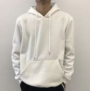 Men Oversize <b>Hoodie</b> <b>Plain</b> Pullover Style OEM Custom Logo Cotton Fleece Wholesale Factory - Product Image 2