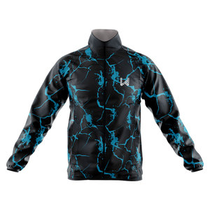 Veste de course pour hommes, veste de sport d'extérieur, coupe-vent en nylon et polyester imperméable, logo personnalisé, unisexe - Product Image 2