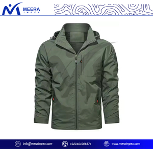 2025 veste Softshell personnalisée pour hommes manteau à fermeture éclair coupe-vent résistant à l'eau avec logo idéal pour le personnel, les équipes ou les travailleurs en plein air - Product Image 2