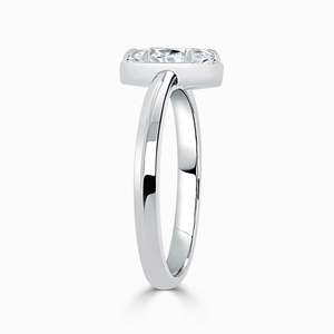 Bague de fiançailles solitaire pour femme, taille marquise - Product Image 3