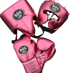 No Boxing No Life Boxing Set Elite <b>Training</b> Kit with Premium Gloves <b>Head</b> Guard Groin Guard for Adults Professional Sports Gear - Product Image 1