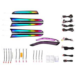 Precio de fábrica, accesorios decorativos para interiores de coche, Control de aplicación, lámpara LED para coche, luz ambiental para <span class=keywords><strong>Audi</strong></span> <span class=keywords><strong>A4</strong></span> B8 2012-2016, lámpara de ambiente - Product Image 1