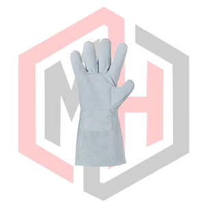Premium Quality Tig Mig Welders Gloves Welding Safety Gloves Soft Leather Heat Resistance Grain Cowhide Leather Anti-Chemical <b>7</b> - Product Image 3