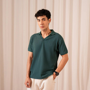 T-shirts personnalisés pour hommes – Usine OEM – Jersey en mélange polyester/coton – Manches courtes – Anti-plis – Respirant – Confortable – Motif lettre - Product Image 5