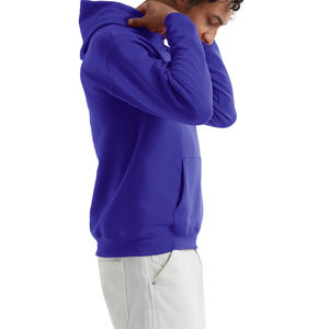 Sweats à capuche pour hommes surdimensionnés poids lourd tricoté à la mode Boxy Fit goutte épaule numérique imprimé hiver sweats à capuche à cordon pour hommes - Product Image 3
