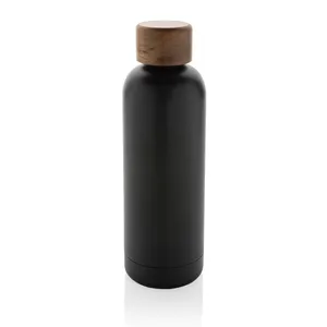 Vasos Térmicos Sostenibles de Acero Inoxidable, Botella Térmica de Madera Reciclada, Gadgets - Product Image 1
