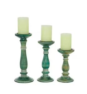 Candelabros de madera hechos a mano, respetuosos con el medio ambiente, duraderos, de alta calidad, para decoración rústica moderna y de estilo bohemio, tamaño personalizado disponible - Product Image 2
