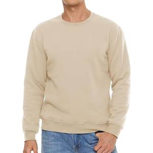 <b>Men</b> Solid Color Long Sleeve Casual Pullover Sweatshirts Warm Round <b>Neck</b> Spring Sweatshirt for Daily Wear <b>Jumper</b> - Product Image 2