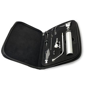 Meilleurs outils chirurgicaux ORL Ensemble d'optiques de diagnostic Kits de lames droites incurvées utilisées médicales Ensembles ENT - Product Image 2