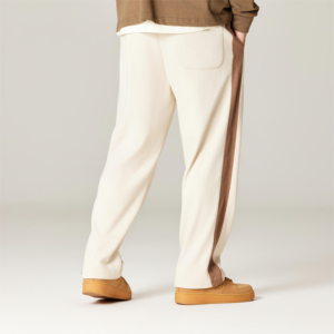 Pantalones de chándal deportivos informales de cintura media-alta Color rayado bordado Jogger Baggy Heavyweight Nylon Cargo Loose Fit Work - Product Image 4