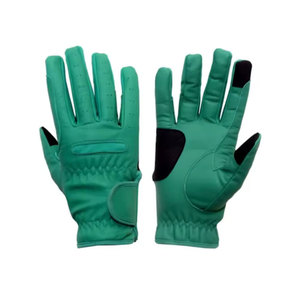Gants d'équitation d'hiver respirants et légers, service OEM personnalisé, cuir antidérapant, sangle de poignet réglable, unisexe - Product Image 1