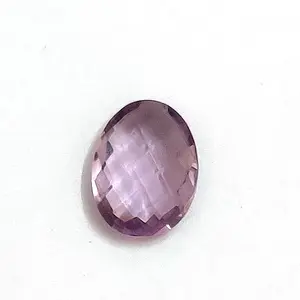 优质紫水晶7x5mm椭圆形briolette AA + 级天然巴西紫水晶0.70 cts原装宝石制造商