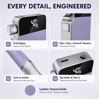 Máquina Eléctrica Inalámbrica para Uñas 40000 RPM, Taladro Digital sin Escobillas de 40 Velocidades para Extensión de Gel, Recarga y Remoción de Esmalte