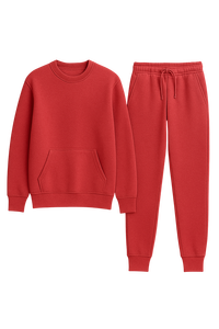 Ensemble de survêtements pour hommes en tissu polaire de coton de haute qualité, logo personnalisé, deux pièces, jogging, tenue de sport, coupe régulière, hiver - Product Image 4