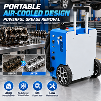 Machine de dégraissage au laser pulsé pour pièces de moteur, système de nettoyage de surface industriel portable pour l'élimination de l'huile et de la graisse