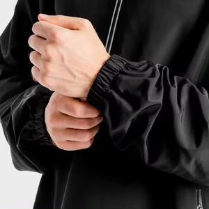 Chaqueta Cortavientos Personalizada con Recubrimiento, Resistente al Viento, Talla Grande, Ropa de Gimnasio, Ropa Deportiva, Descuento por Volumen, MOQ Bajo, Ligera, Individual - Product Image 5