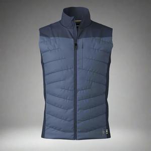 Wholesale Canvas Puffer Vest Spring Thick Warm Men's <b>Padded</b> Quilted High Quality <b>Cheap</b> Price Custom Design OEM Plus Size - Product Image 2