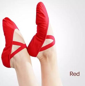 Zapatos de Ballet de cuero para mujer, zapatillas de Ballet suaves - Product Image 6