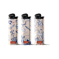 Briquets jetables en plastique écologiques, durables et coupe-vent à bas prix, alimentés au butane, couleur personnalisable, pour voyage et cigarettes.