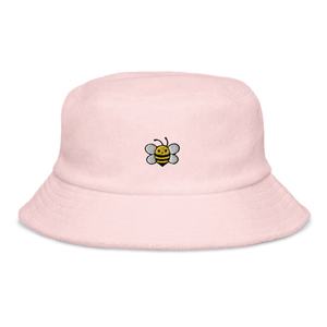 Injae Vina Chapeaux Chapeaux seau en soie non structurés de couleur personnalisée avec logo brodé Chapeau d'été taille unique avec casquettes seau - Product Image 1
