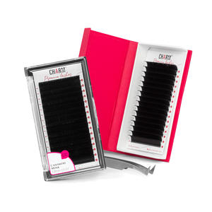 CharmLash Extensions de cils en gros Non bleuâtre Non verdâtre Plateaux de cils en vison mat Volume Extensions de cils Simple Individuel Doux - Product Image 1