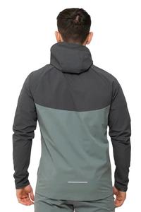 Ensemble veste coupe-vent et short surdimensionné personnalisé Ensemble pour homme Veste imperméable pour l'extérieur Survêtement en nylon pour l'été - Product Image 5
