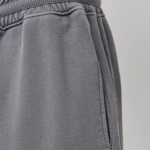 2025 Trend Custom Joggers Hombres | Pantalones de chándal holgados de gran tamaño | Pantalones de chándal con cordón con estampado de LOGOTIPO | Fábrica informal de color sólido - Product Image 5