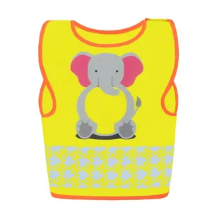 Gilet de sécurité personnalisé pour enfants avec autocollants et lumières réfléchissants pour la promotion de la protection de la faune - Product Image 4
