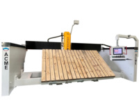 Cortadora de sierra puente CNC de 5 ejes OEM para corte de granito de mármol con control de pantalla táctil