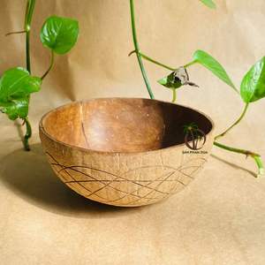 Bol en coquille de noix de coco naturelle, LOGO personnalisé sur demande, haute qualité, vente en gros du VIETNAM, décoration de la maison - Product Image 1