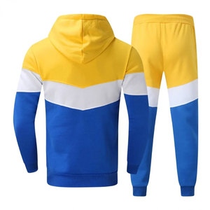 Survêtements d'entraînement personnalisés Vêtements de sport deux pièces noirs Ensemble de survêtements de sport jogger pour hommes - Product Image 2