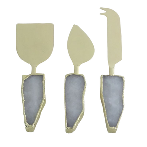 Couteau à salade en rotin de qualité durable avec manche en résine d'acier inoxydable, écologique et compatible lave-vaisselle - Product Image 4