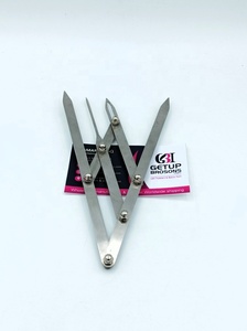 Best Quality Professional <b>Silver</b> Eyebrow Extensions Divider Pointed Stainless Steel Custom Logo Durable Lightweight Beauty - Product Image 4