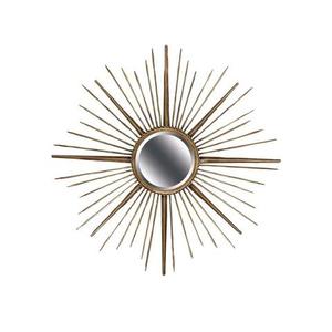 Espejo de Pared de Metal de Estilo Único y Moderno para Decoración del Hogar, Diseño de Flores, Espejo Colgante para Decoración de Hoteles - Product Image 1