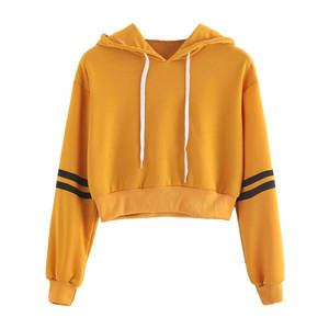 Sudadera Corta para Mujer, Diseño Nuevo 2025, Algodón Original, Antiencogimiento, Secado Rápido, Color Liso - Product Image 1