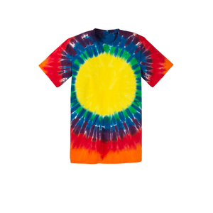 T-shirt imprimé tie-dye pour homme, 100% coton, col rond, manches courtes, doux, respirant, décontracté, pour l'été - Product Image 3