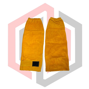 Mangas de Soldadura de Cuero de Alta Calidad de 7 oz y 14 Pulgadas, Resistentes al Calor, al Fuego y a las Llamas, Protección para Brazos, Antiestáticas, para Soldadores - Product Image 2
