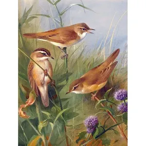 Reinita A. Thorburn Birds in Sky Tile Mural Cocina Pared Backsplash Murales de pared de cerámica - Product Image 1