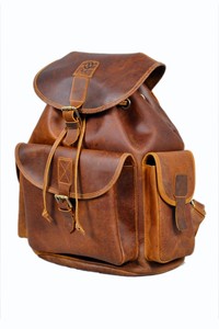 Fashionable Genuine Leather <b>Backpack</b> Simple Lightweight <b>Large</b> <b>Capacity</b> <b>Backpack</b> At Best Price - Product Image 6